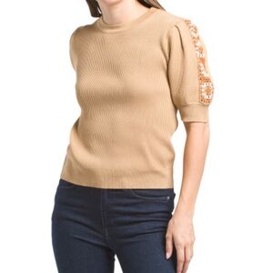 NWT Nanette Lepore Puff sweater